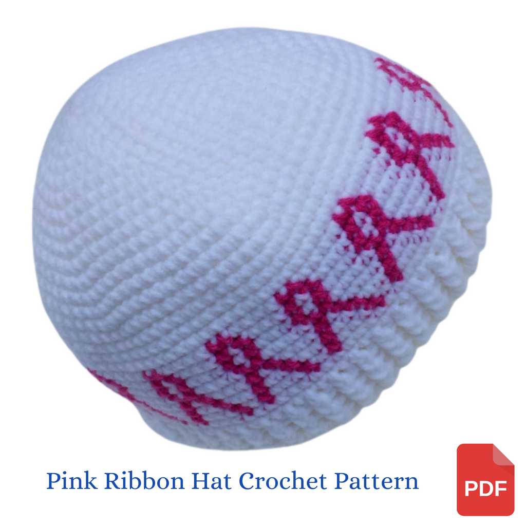 Breast Cancer Awareness Pink Ribbon Beanie – Slouchy Knit Skull Cap, Unisex, Lightweight Polyester