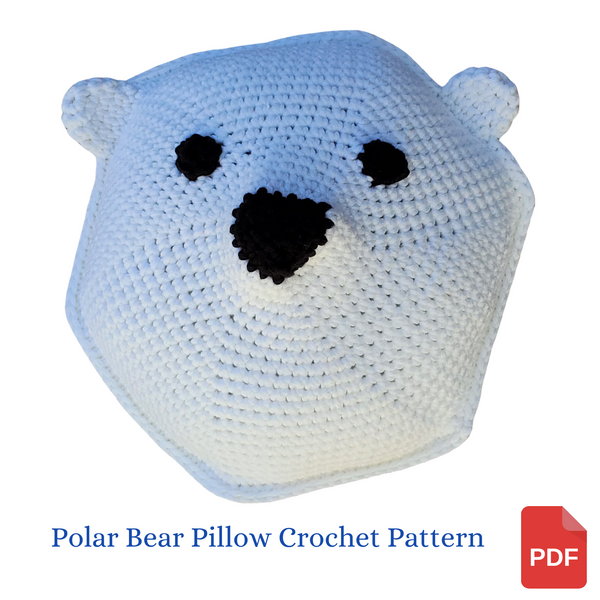 Polar Bear Pillow Crochet Pattern