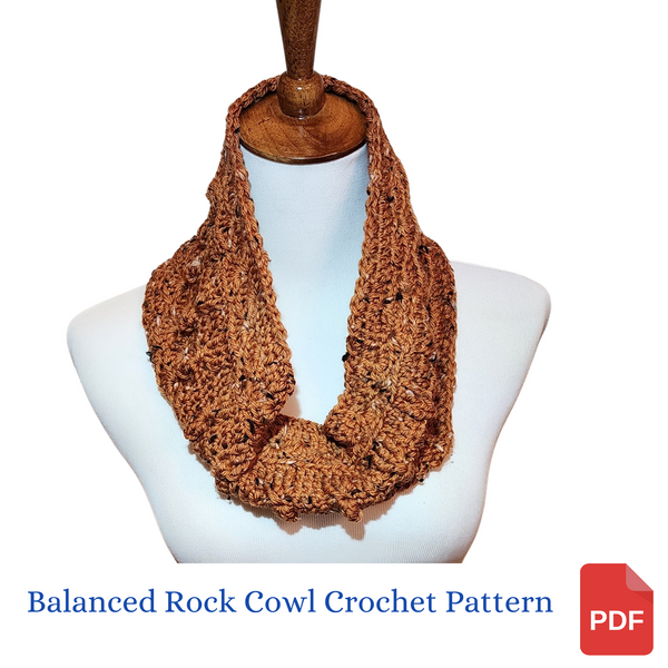 Balanced Rock Cowl Crochet Pattern