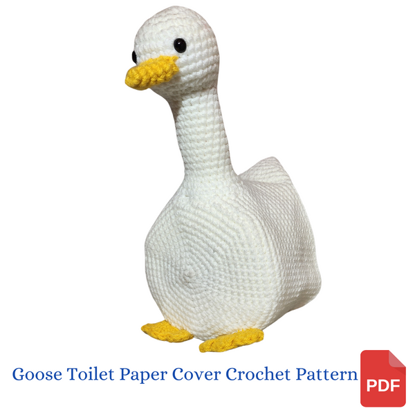 Goose Toilet Paper Cover Crochet Pattern