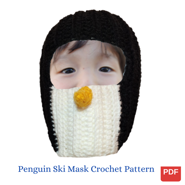 Penguin Ski Mask Crochet Pattern