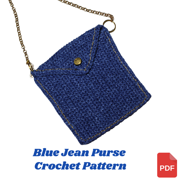 Blue Jean Purse Crochet Pattern