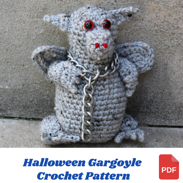 Gargoyle Halloween Amigurumi Crochet Pattern