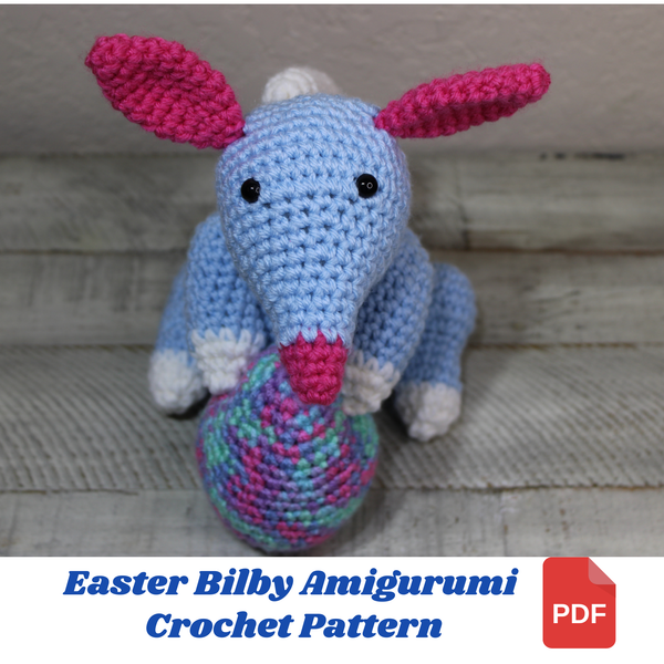 Easter Bilby Amigurumi Crochet Pattern