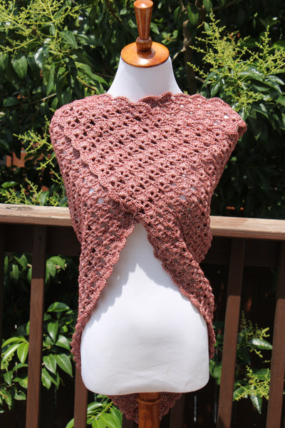 Cornflower Cowl Crochet Pattern - Cornflower Shawl Crochet Pattern