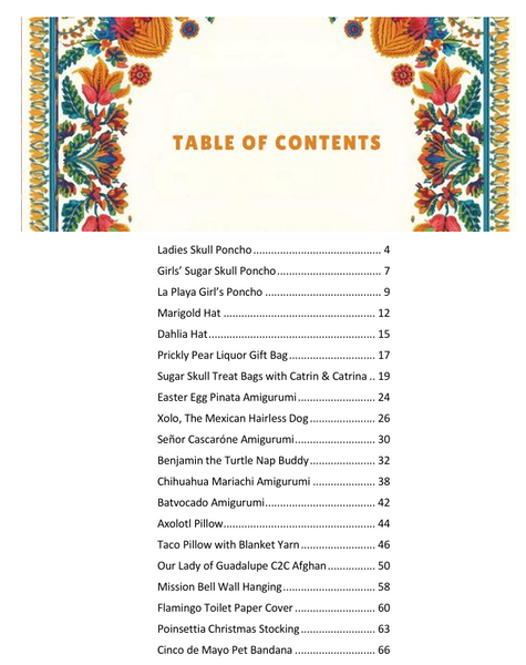 Crochet Mexico Style eBook – 20 Crochet Patterns Inspired by the Beauty of Mexico