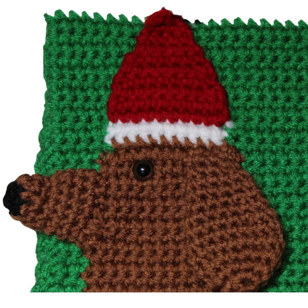 Dachshund Christmas Stocking Crochet Pattern