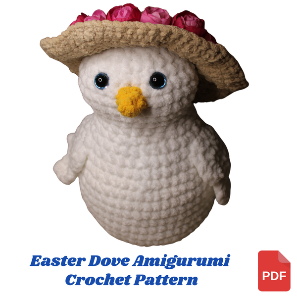 Easter Dove Amigurumi Crochet Pattern