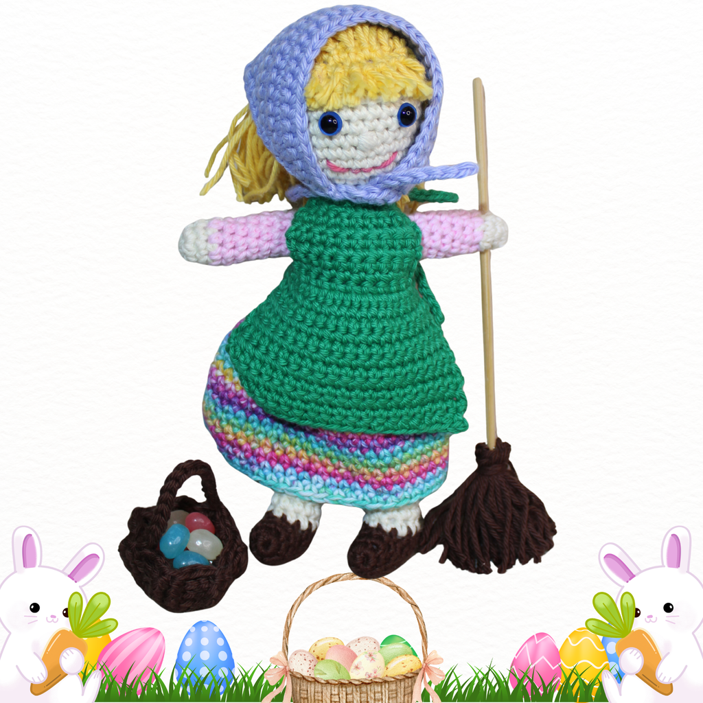 Easter Witch Amigurumi Crochet Pattern