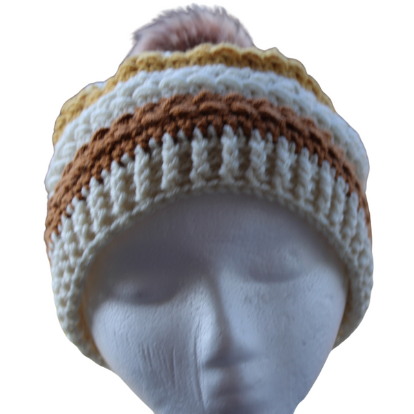 Ladies Fall Harvest Hat Crochet Pattern