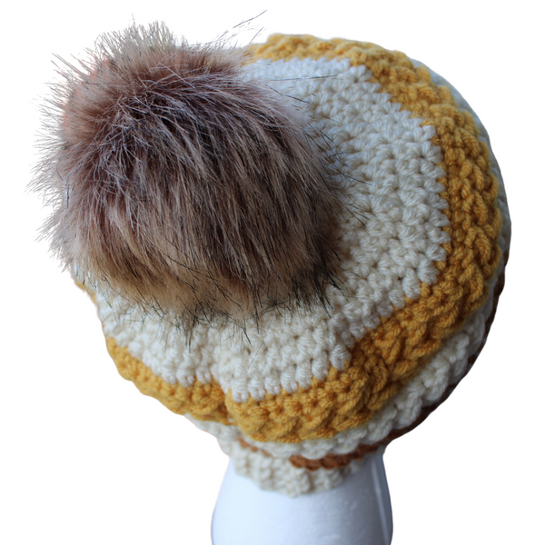 Ladies Fall Harvest Hat Crochet Pattern