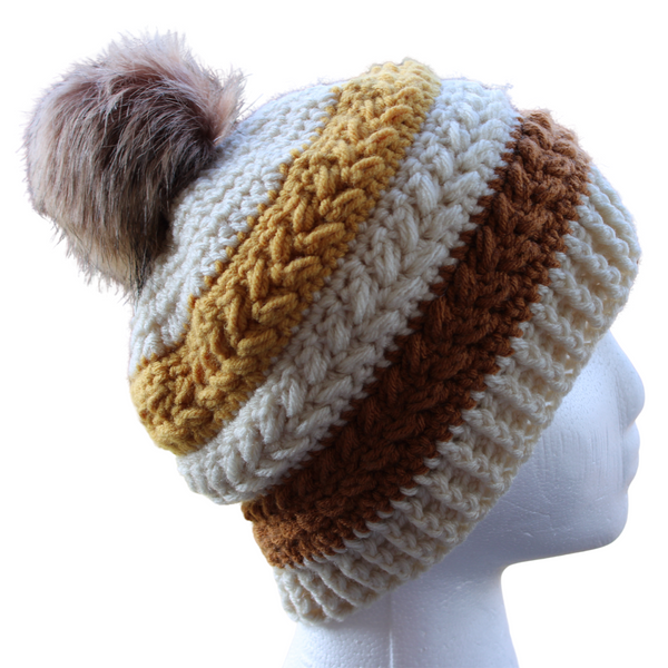 Ladies Fall Harvest Hat Crochet Pattern