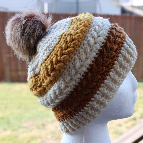 Ladies Fall Harvest Hat Crochet Pattern