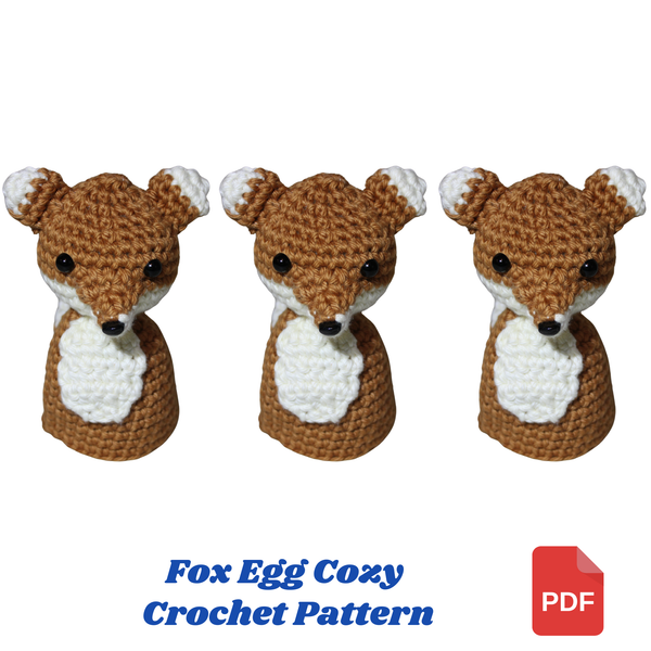 Fox Egg Cozy Crochet Pattern