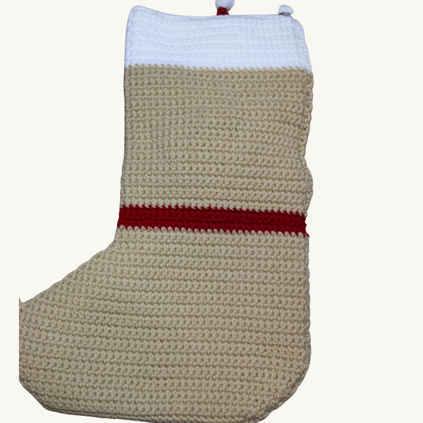 Crochet French Bulldog Holiday Stocking Pattern