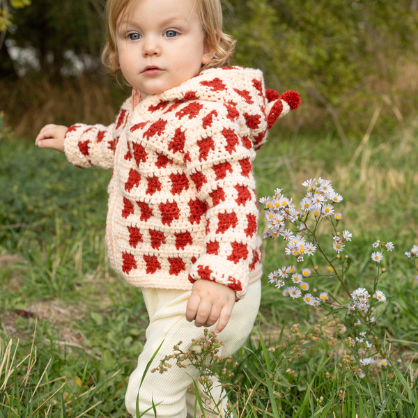 Giraffe Baby Sweater Crochet Pattern