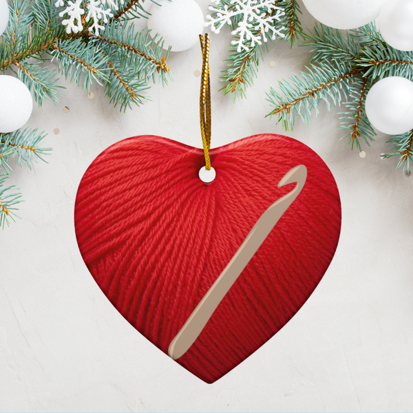 Heart of a Hooker Ceramic Ornament