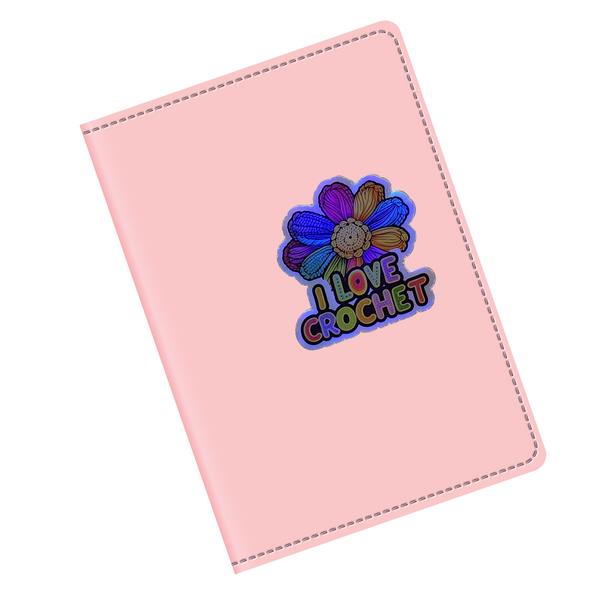 Holographic I Love Crochet Sticker