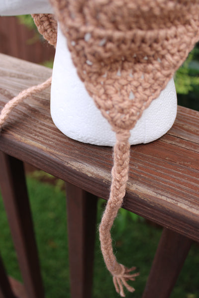 Jackal Earflap Hat Crochet Pattern