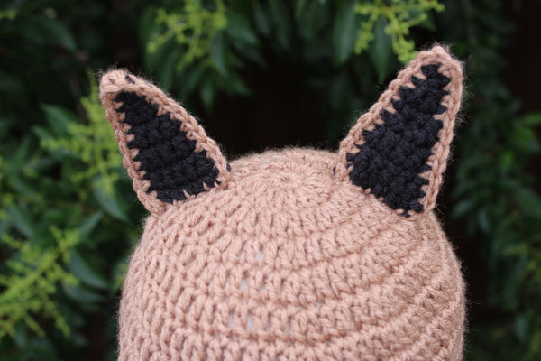 Jackal Earflap Hat Crochet Pattern