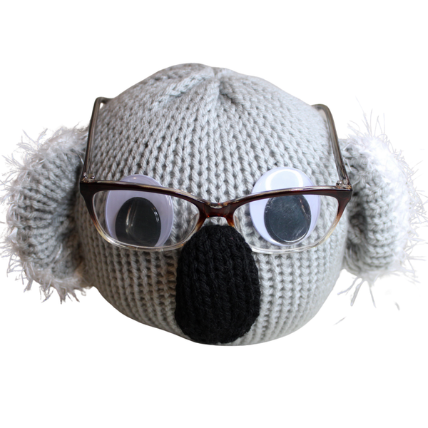 Koala Eyeglass Stand Knitting Machine Pattern