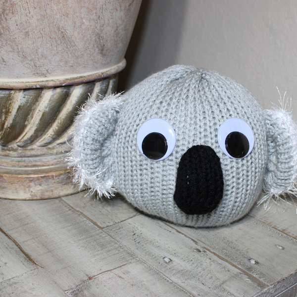 Koala Eyeglass Stand Knitting Machine Pattern
