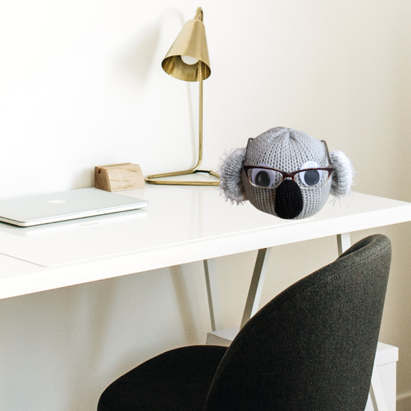 Koala Eyeglass Stand Knitting Machine Pattern
