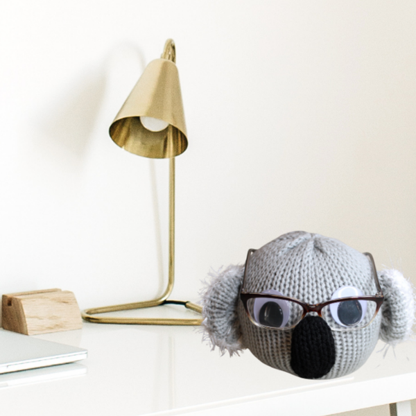 Koala Eyeglass Stand Knitting Machine Pattern