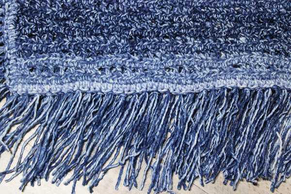 La Playa Girls’ Poncho Crochet Pattern