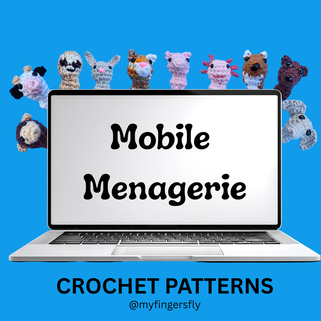 Mobile Menagerie Amigurumi Crochet Pattern Collection