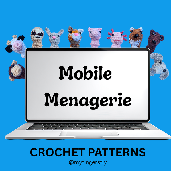 Mobile Menagerie Amigurumi Crochet Pattern Collection