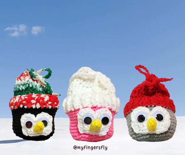 Christmas Gift Bags Crochet Pattern Ebook in PDF Format