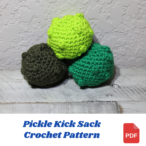 Pickle Kick Sack Crochet Pattern PDF