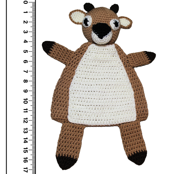 Baby Antelope or Baby Reindeer Rag Doll Crochet Pattern