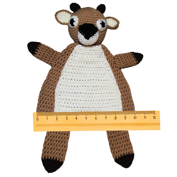 Baby Antelope or Baby Reindeer Rag Doll Crochet Pattern