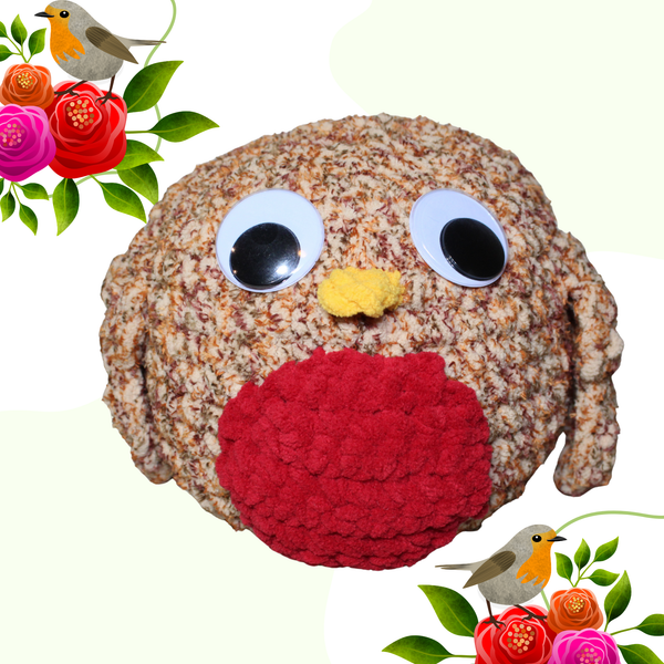 Roly Poly Robin Amigurumi Crochet Pattern