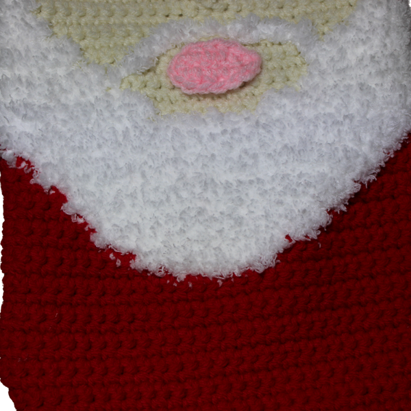 Santa Claus Christmas Stocking Crochet Pattern PDF