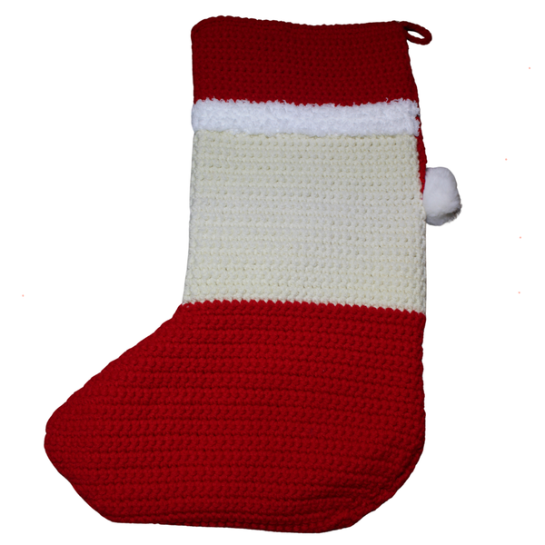 Santa Claus Christmas Stocking Crochet Pattern PDF