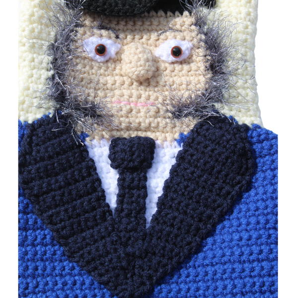 Ebenezer Scrooge Christmas Stocking Crochet Pattern PDF