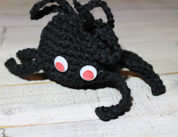Spider Trick-or-Treat Bag Crochet Pattern