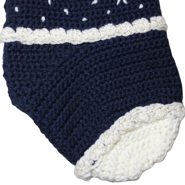 Star of Bethlehem Christmas Stocking Crochet Pattern