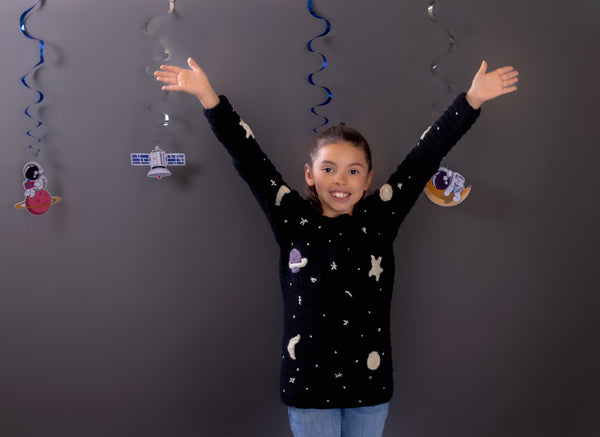 Stars at Night Children’s Sweater Crochet Pattern – Cozy & Dreamy Design