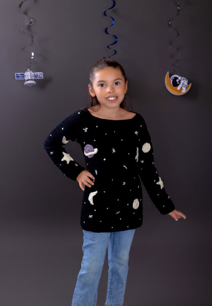 Stars at Night Children’s Sweater Crochet Pattern – Cozy & Dreamy Design