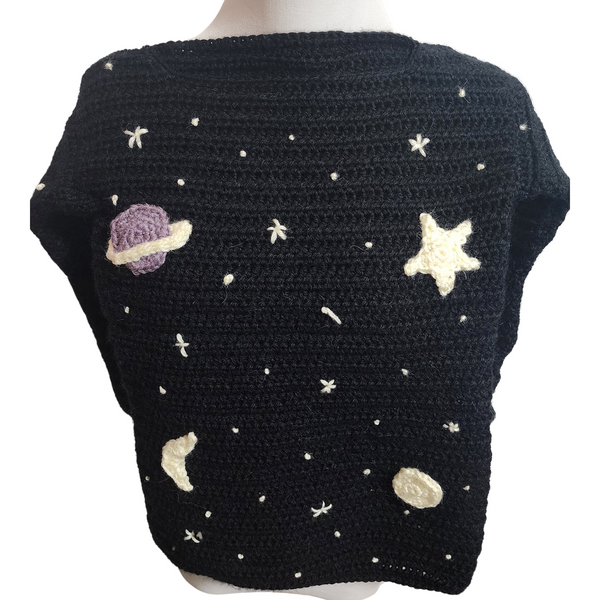 Stars at Night Children’s Sweater Crochet Pattern – Cozy & Dreamy Design