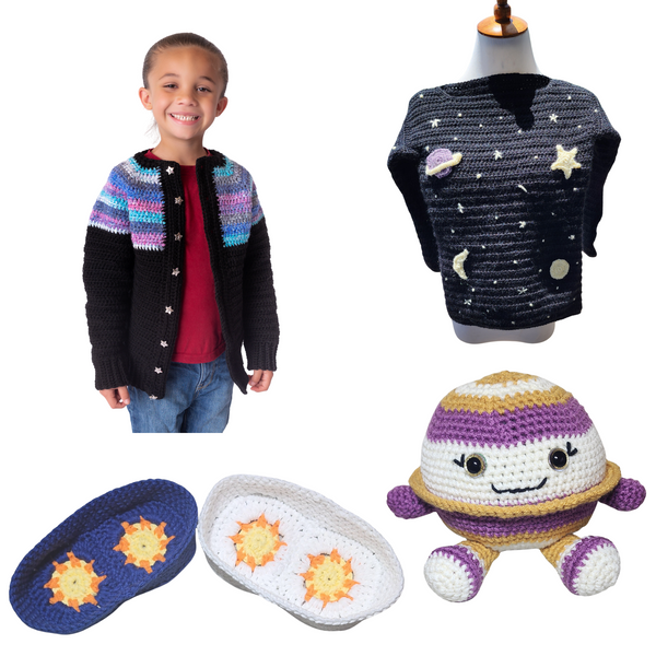 Stitching the Stars: Space-Inspired Crochet Patterns eBook – Out of This World Crochet Designs
