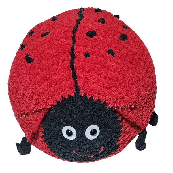 Ladybug Crochet Pattern with Bernat Blanket Yarn