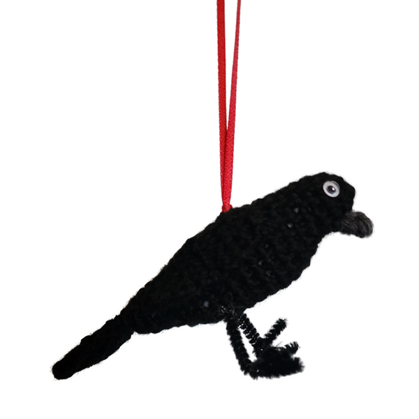 Raven Ornament Crochet Pattern