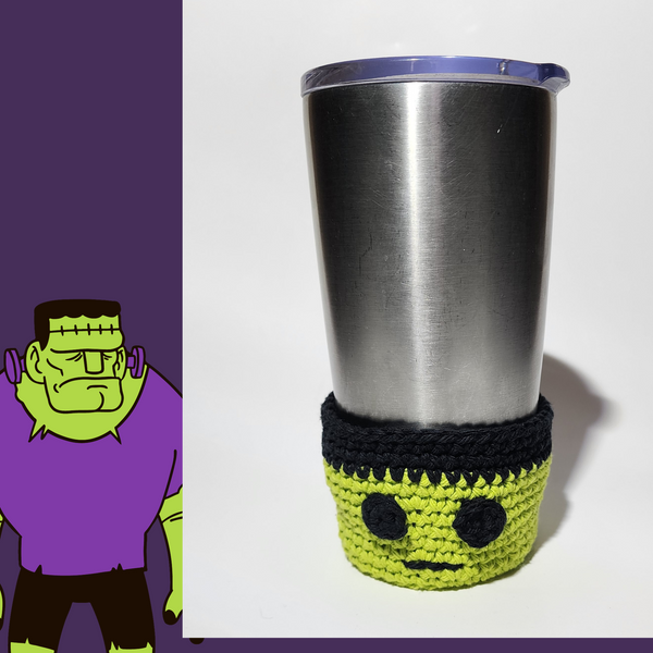 Frankenstein Tumbler Boot Crochet Pattern