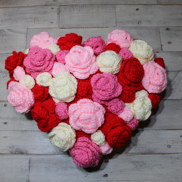 All the Roses Pillow Crochet Pattern