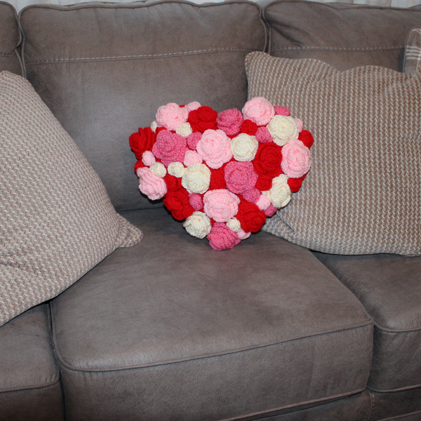 All the Roses Pillow Crochet Pattern